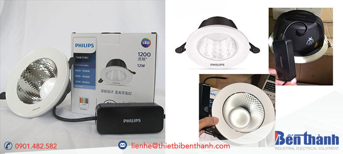 Đèn Led ân trần DN350B Phlips