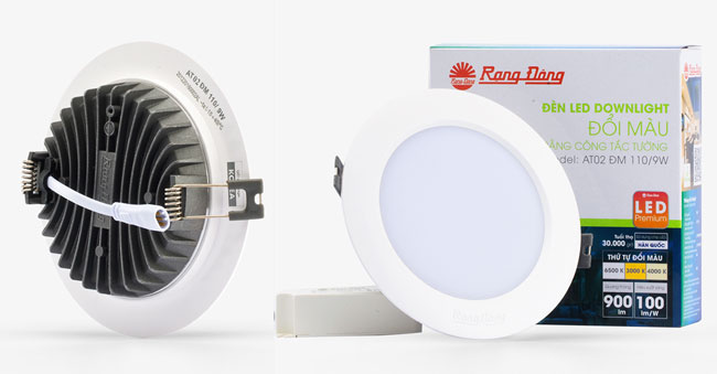 Đèn Led âm trần AT02 ĐM Rạng Đông