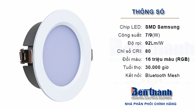 Đèn Led âm trần AT20.BLE.RGBCW Rạng Đông