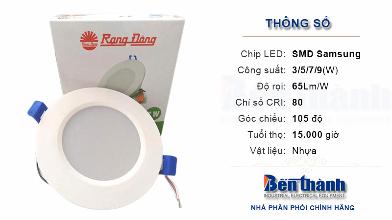 Đèn Led âm trần AT06 Rạng Đông