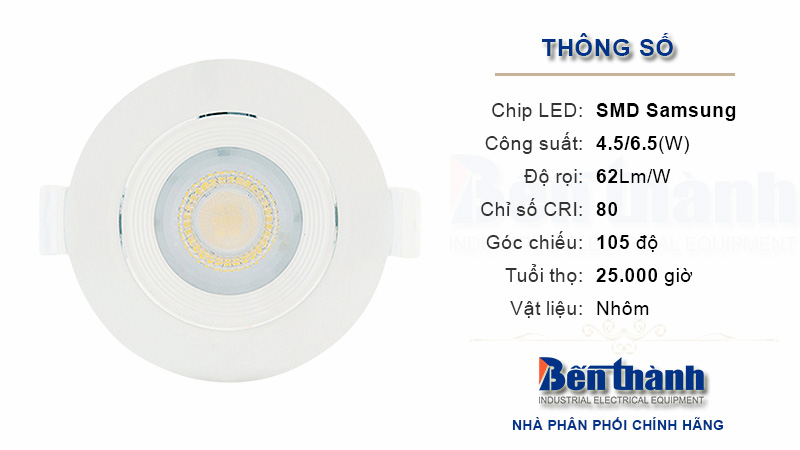 Đèn LED âm trần xoay góc AT02XG