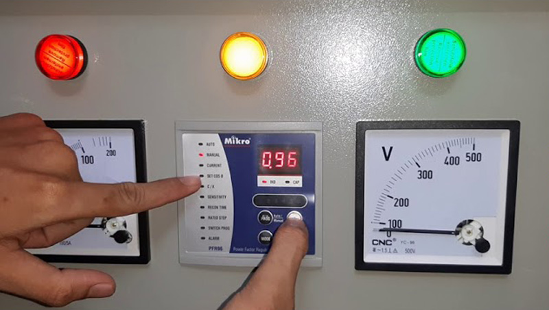 Nguyên nhân bộ điều khiển tụ bù Mikro báo lỗi ''Alarm'' và cách xử lý
