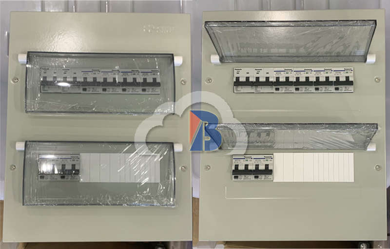 Kích thước tủ điện âm tường 24 module Sino