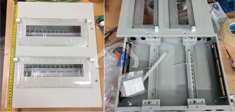 Kích thước tủ điện âm tường 24 module Sino