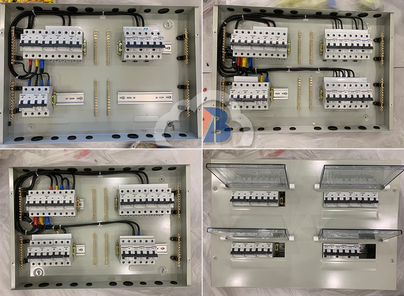 Kích thước tủ điện âm tường 36 module Sino