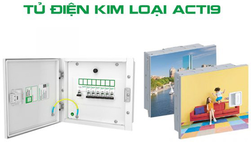 Tủ điện Schneider 4 module âm tường