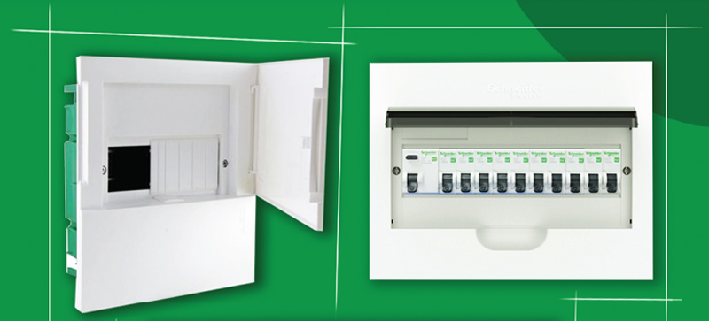 Các loại tủ điện Schneider âm tường theo module