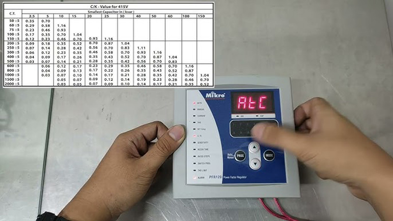 Hướng dẫn sử dụng bộ điều khiển tụ bù Mikro