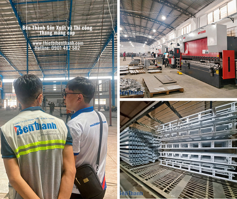 Bến Thành sản xuất thang cáp mạ kẽm nhúng nóng