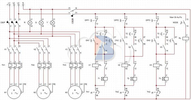 Cách đọc sơ đồ tủ điện điều khiển máy bơm nước đúng kỹ thuật