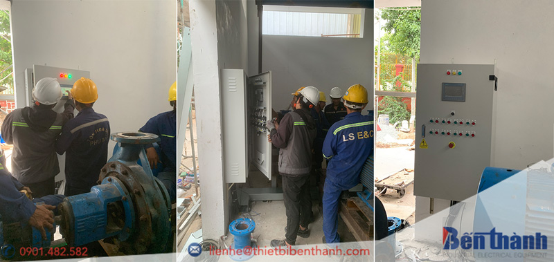 Tủ điều khiển máy bơm nước 3 pha cho công trình công nghiệp