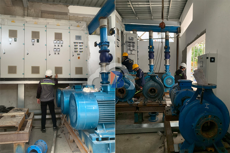 Tủ điều khiển máy bơm nước 3 pha cho công trình công nghiệp