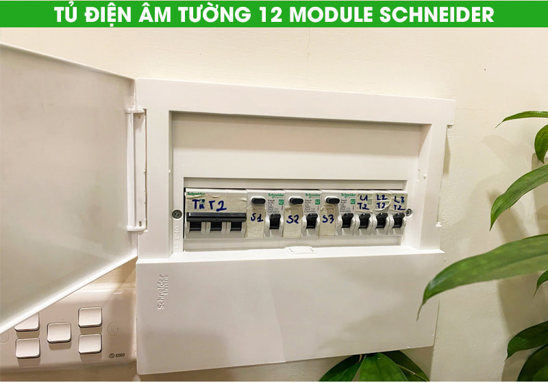 Kích thước tủ điện âm tường cho công trình dân dụng