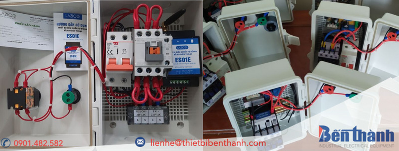 Tủ điều khiển bơm nước 1 pha dùng cho hệ thống nhỏ gọn