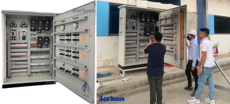 Tủ điều khiển máy bơm nước 3 pha cho công trình công nghiệp