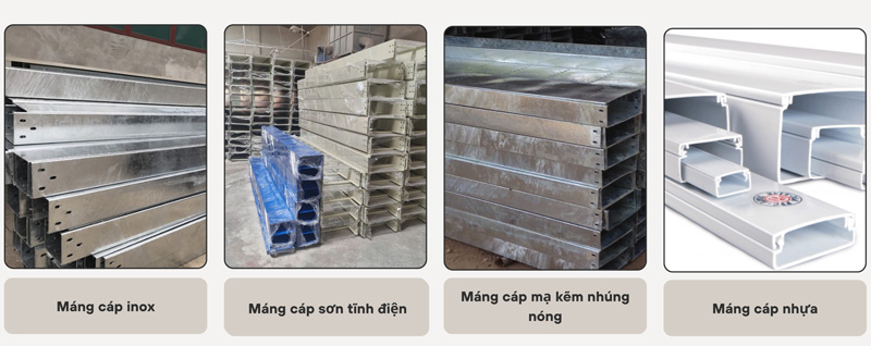 Phân loại vật liệu máng cáp công nghiệp cho từng loại công trình