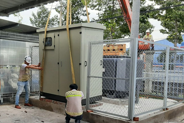 Vỏ tủ điện ngoài trời có khóa an toàn cho công trình hạ tầng