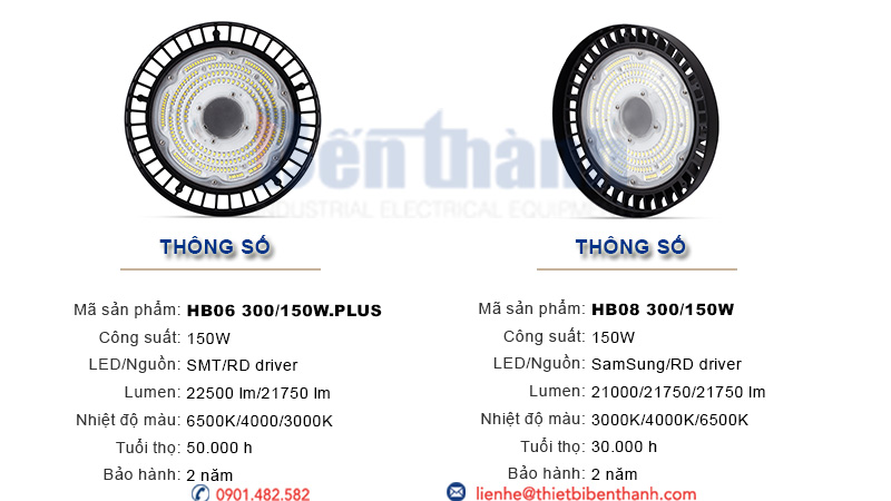 Đèn LED Highbay 150w Rạng Đông - Đèn nhà xưởng
