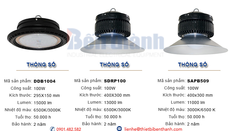 Đèn LED Highbay 100w Duhal
