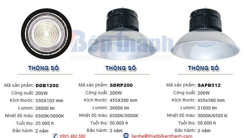 Đèn LED Highbay 200w Duhal