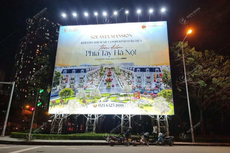 Đèn rọi bảng hiệu ngoài trời loại nào không bị lóa mắt