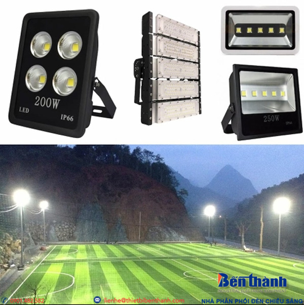 Đèn pha sân bóng đá công suất lớn đạt chuẩn thi đấu