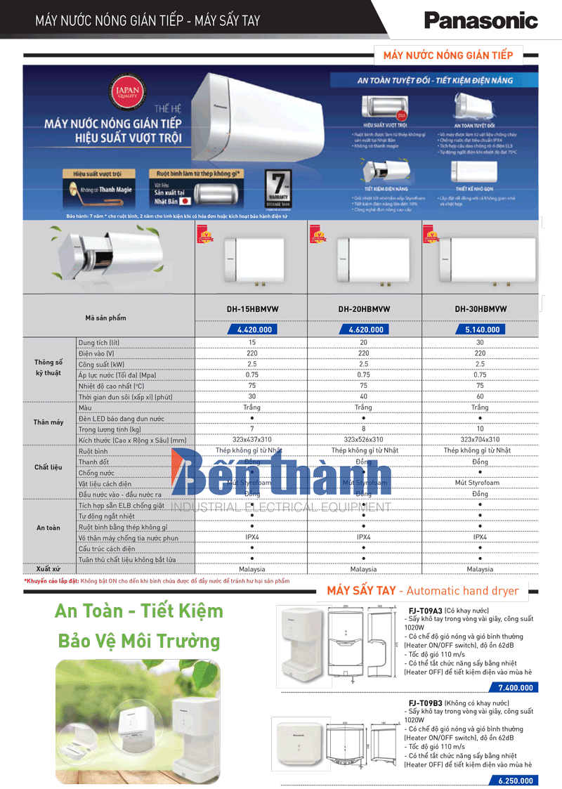 Catalogue thiết bị điện dân dụng Panasonic