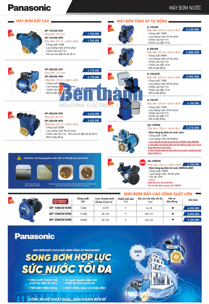 Catalogue thiết bị điện dân dụng Panasonic