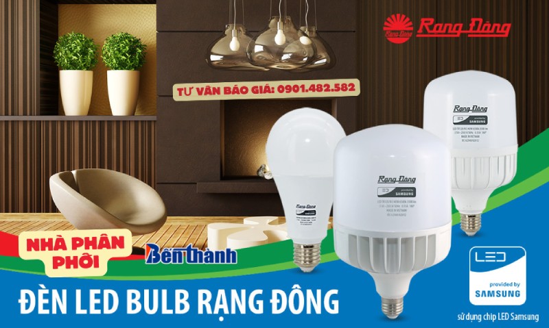 Đại lý đèn LED bulb Rạng Đông