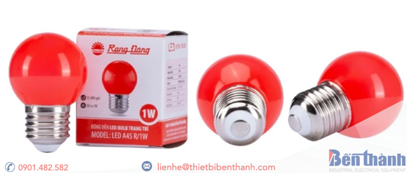 Bóng đèn Led Buldt trang trí 1W Rạng Đông