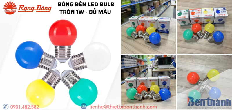 Bóng đèn Led Buldt trang trí 1W Rạng Đông