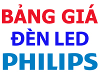 Bảng giá đèn led Philips 