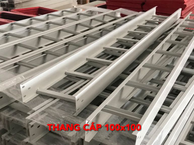 Thang cáp 100x100 cho hệ thống điện vừa và nhỏ