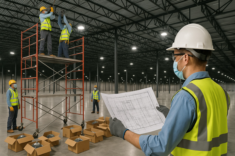 Các biện pháp thi công điện chiếu sáng nhà xưởng giúp tiết kiệm chi phí