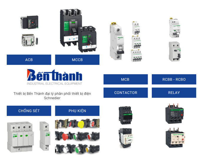 Bảng giá thiết bị đóng cắt Schneider mới