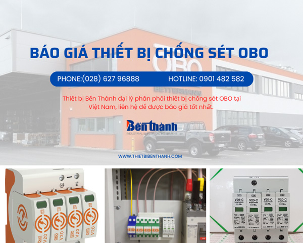 Bảng giá thiết bị chống sét OBO mới