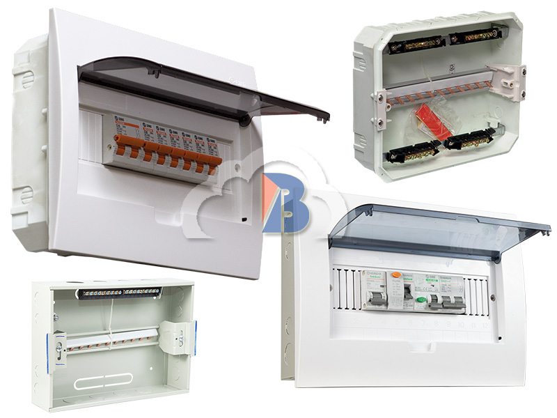 Kích thước tủ điện âm tường 8 module Sino