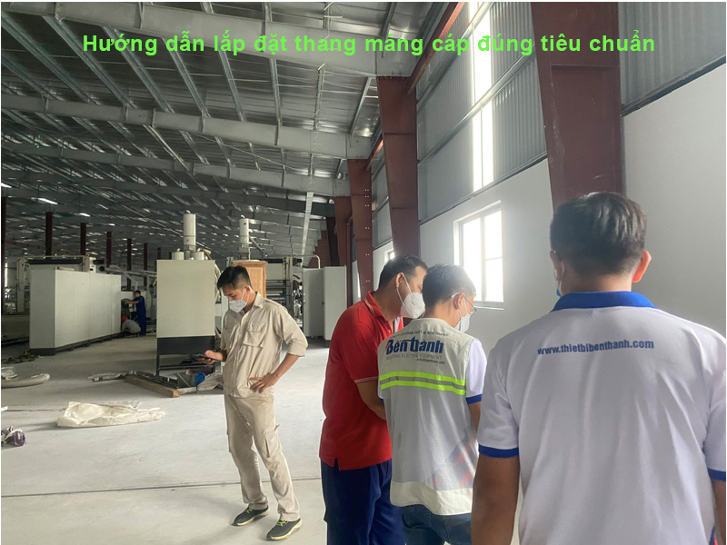 Hướng dẫn cách lắp đặt thang máng cáp đúng tiêu chuẩn kỹ thuật