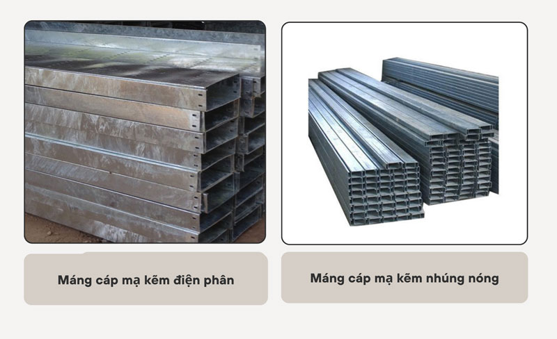 So sánh máng điện mạ kẽm nhúng nóng và mạ điện phân