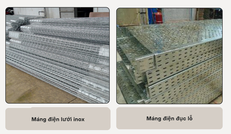 So sánh máng điện lưới inox và máng điện đục lỗ