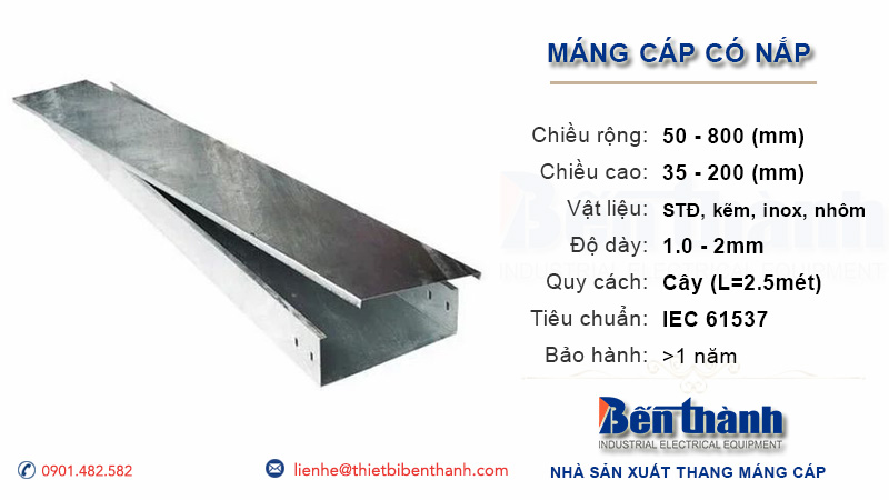 Khi nào nên sử dụng loại máng điện có nắp cho công trình?