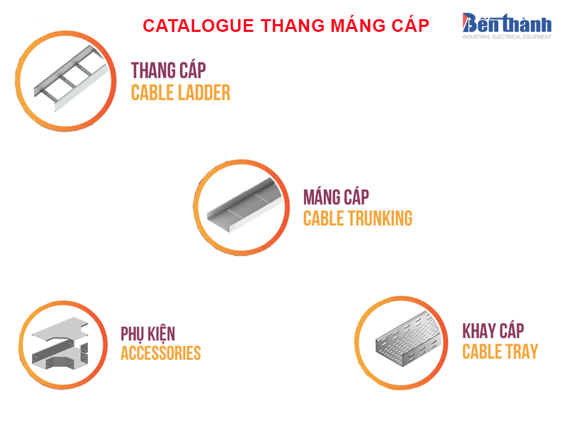 Tải catalogue thang máng cáp đầy đủ thông số