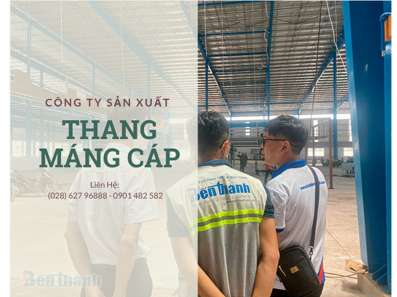 Sản xuất cung cấp thang máng cáp điện cho công trình