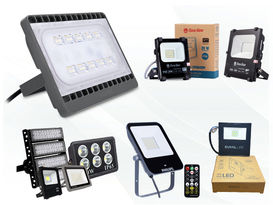 Các loại đèn pha LED ngoài trời sử dụng phổ biến nhất