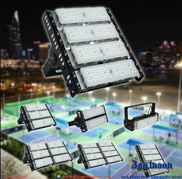 Đèn pha sân pickleball cho sân tập và thi đấu