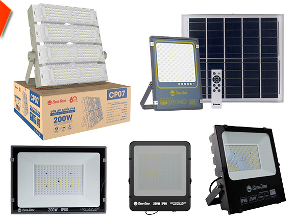 Đèn pha Led 200W Rạng Đông