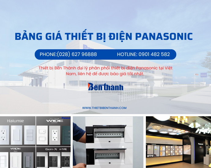 Bảng giá thiết bị điện Panasonic mới