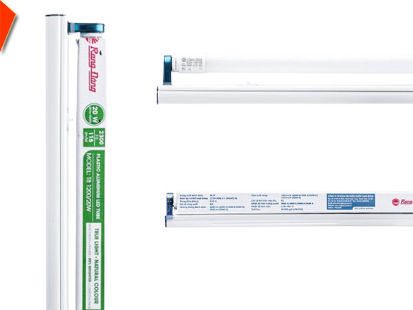 Bộ đèn tuýp Led 1.2 m Rạng Đông
