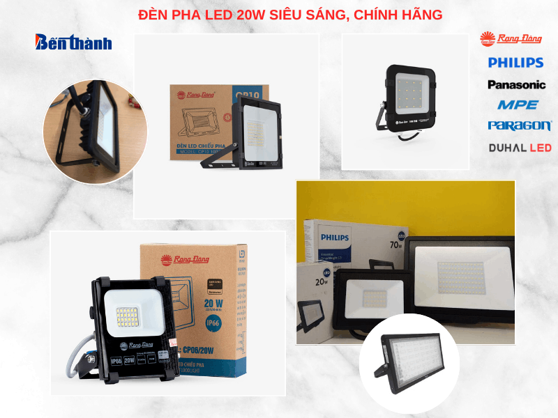 Đèn pha LED 20w