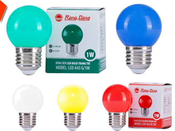 Bóng đèn Led Buldt trang trí 1W Rạng Đông